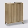Meuble bas sous lavabo, Effet bois naturel