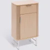 Meuble de salle de bain 1 porte, Beige