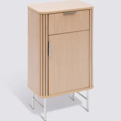 Meuble de salle de bain 1 porte, Beige