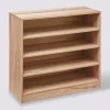 Meuble range-chaussures x12, Effet bois naturel