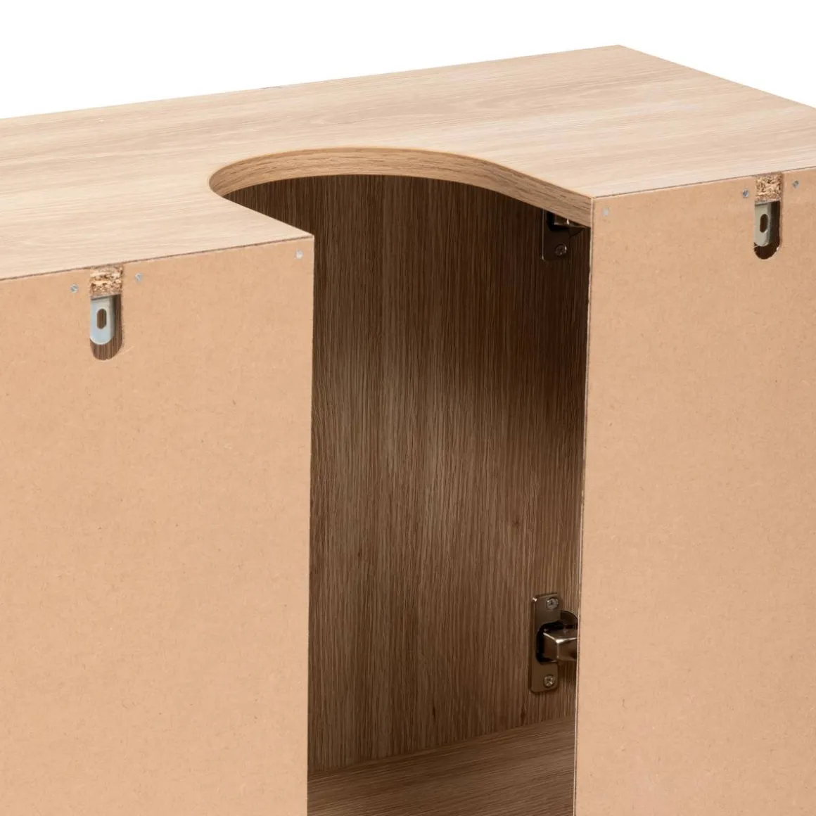 Meuble sous-lavabo 2 portes, Beige