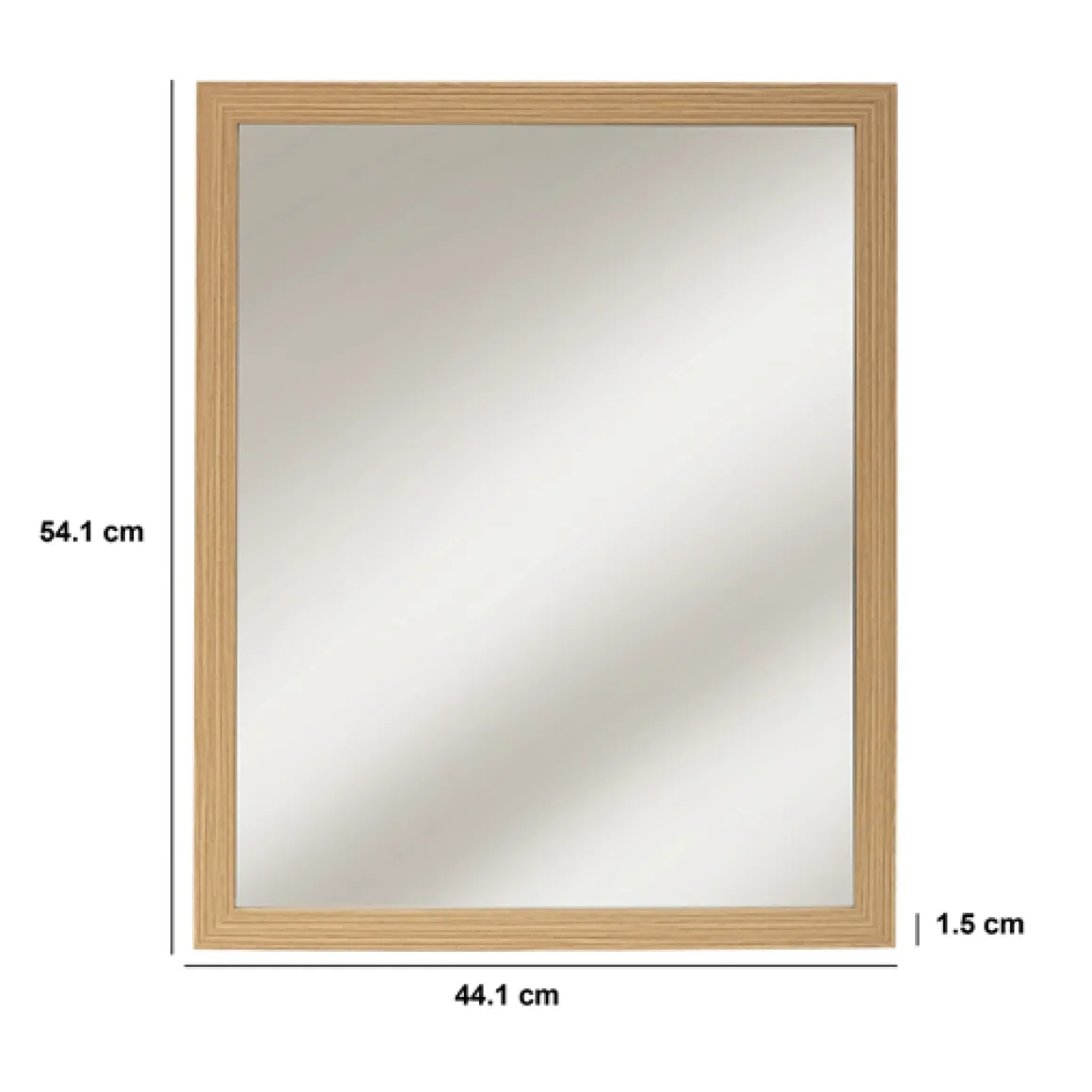 MIroir à suspendre 54x44 cm, Bois
