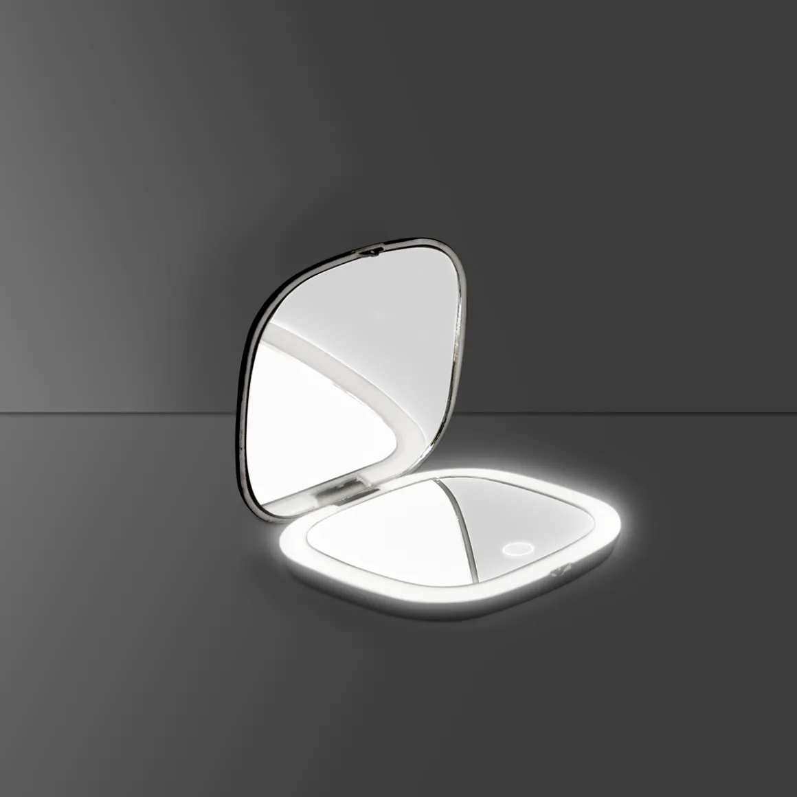 Miroir de poche à led