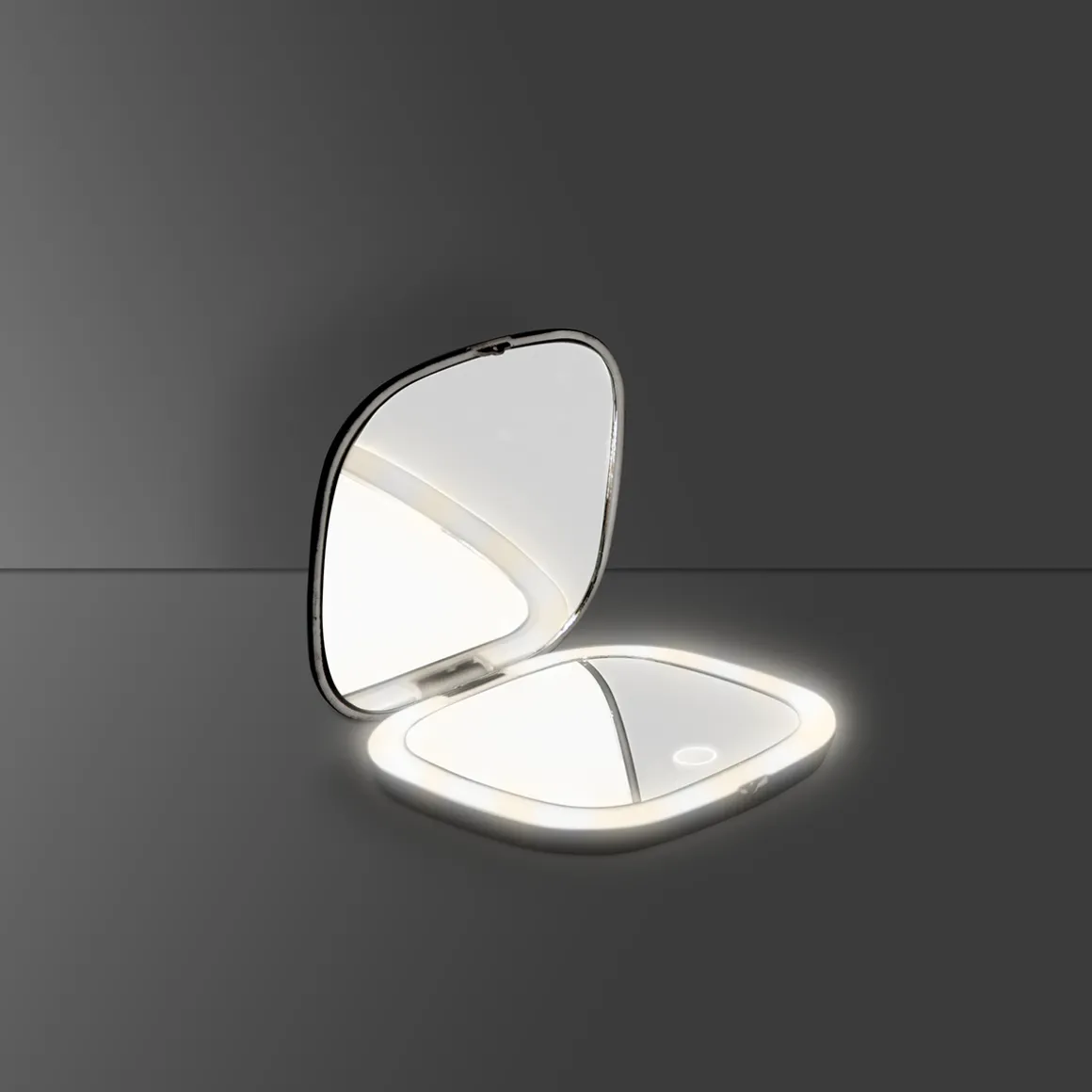 Miroir de poche à led