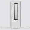Miroir de porte 125x35 cm, Bois