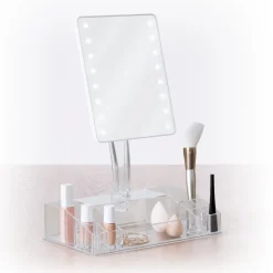 Miroir led 14 compartiments, Transparent
