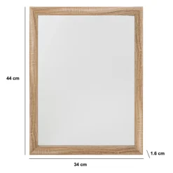 Miroir mural 44x34cm
