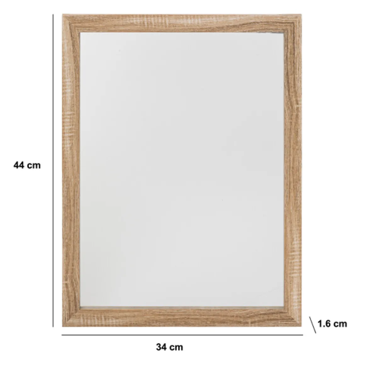 Miroir mural 44x34cm