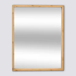 Miroir mural 34x44cm, Bambou