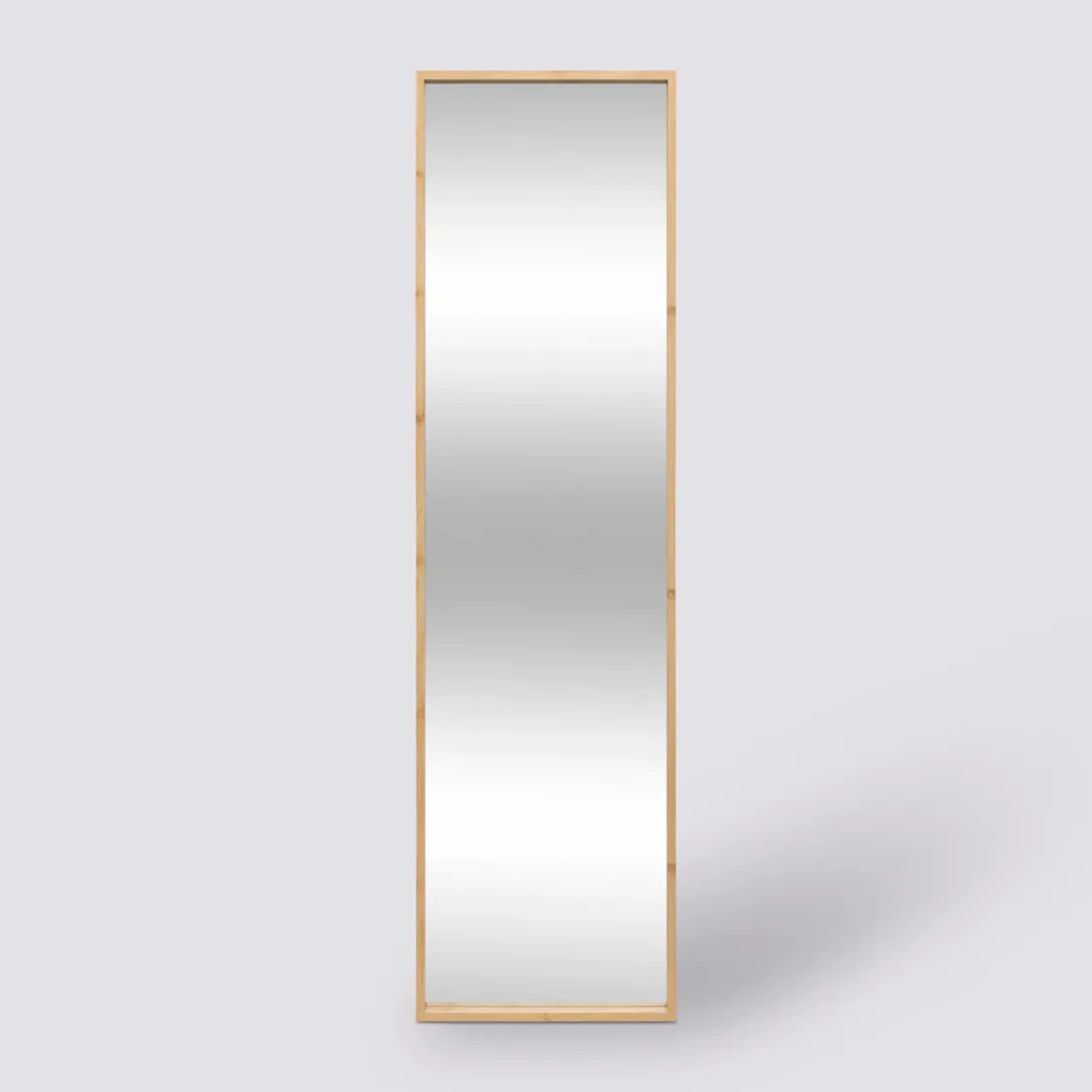 Miroir mural 125x35cm, Bambou