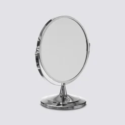 Miroir rond avec pied métal D17cm