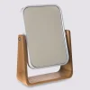 Miroir 16x22 cm bambou, Blanc