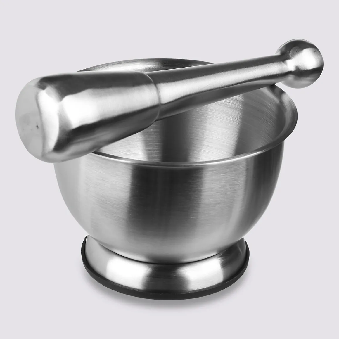 Mortier et pilon en inox