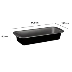 Moule à cake métal 34cm
