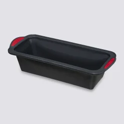 Moule à cake silicone- Noir,rouge