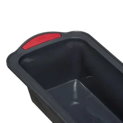 Moule à cake silicone- Noir,rouge