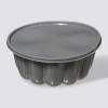 Moule à charlotte 21cm silicone, Gris