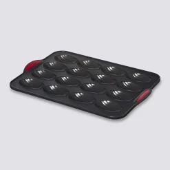 Moule 16 madeleines silicone- Noir,rouge