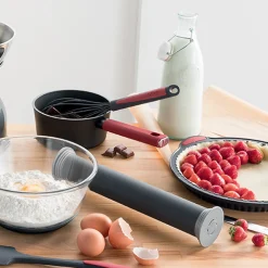 Moule 20 muffins silicone- Noir,rouge