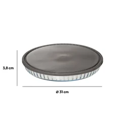 Moule à tarte avec couvercle 30cm