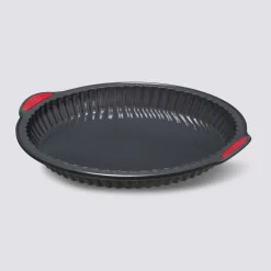Moule à tarte 26cm silicone- Noir,rouge