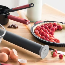 Moule à tarte 26cm silicone- Noir,rouge