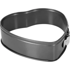 Moule coeur démontable métal, 24cm