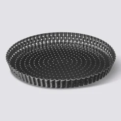 Moule rond perforé métal 28cm
