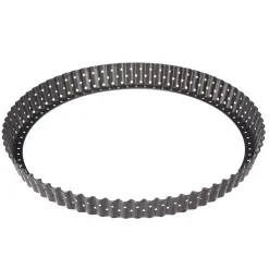 Moule rond perforé métal 28cm