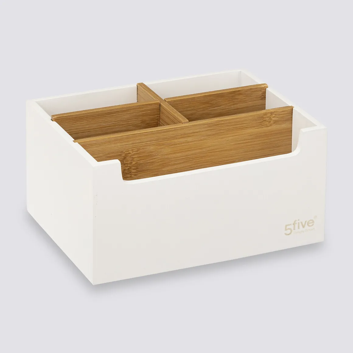 Organiseur 5 compartiments, Blanc