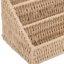 Organiseur avec compartiments, Papier tressé