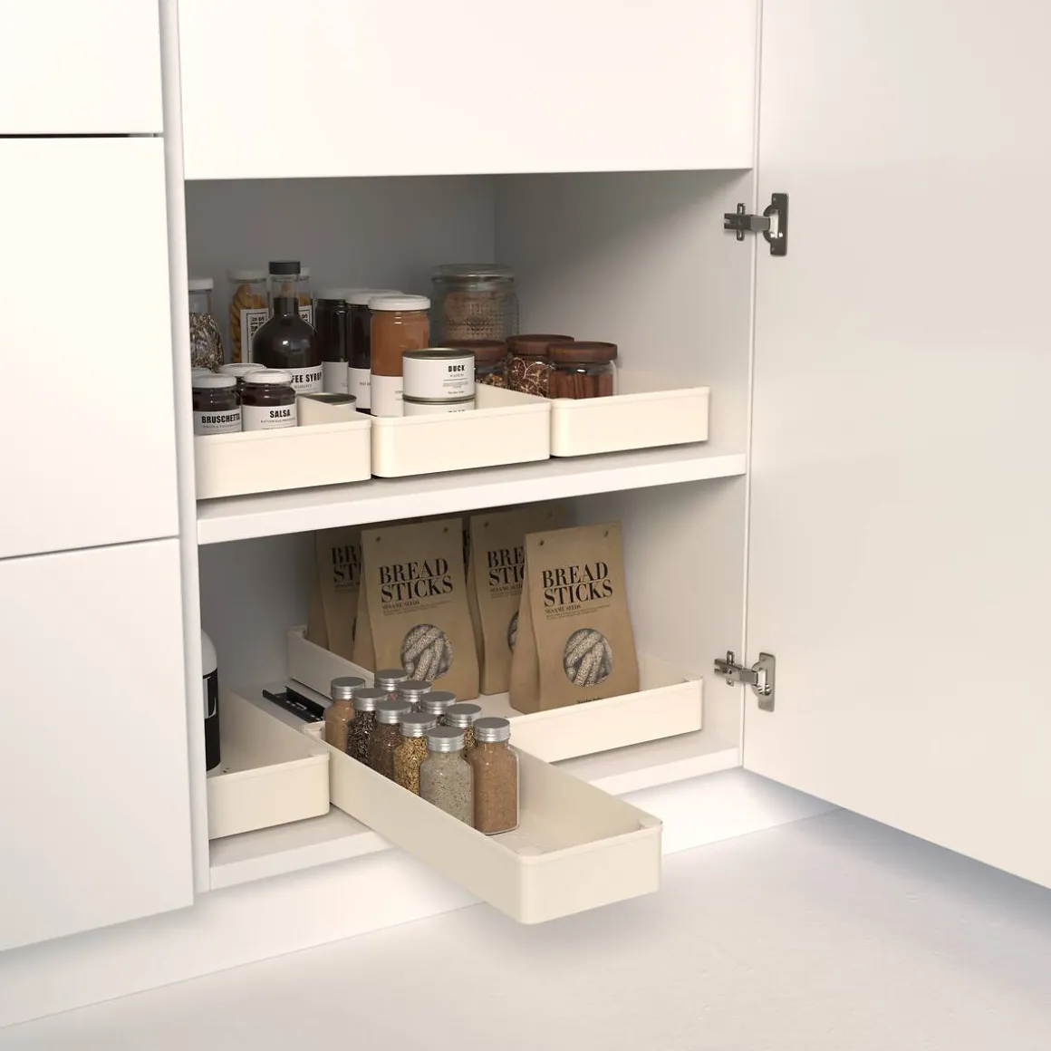 Organiseur, L.37,7 cm, Beige