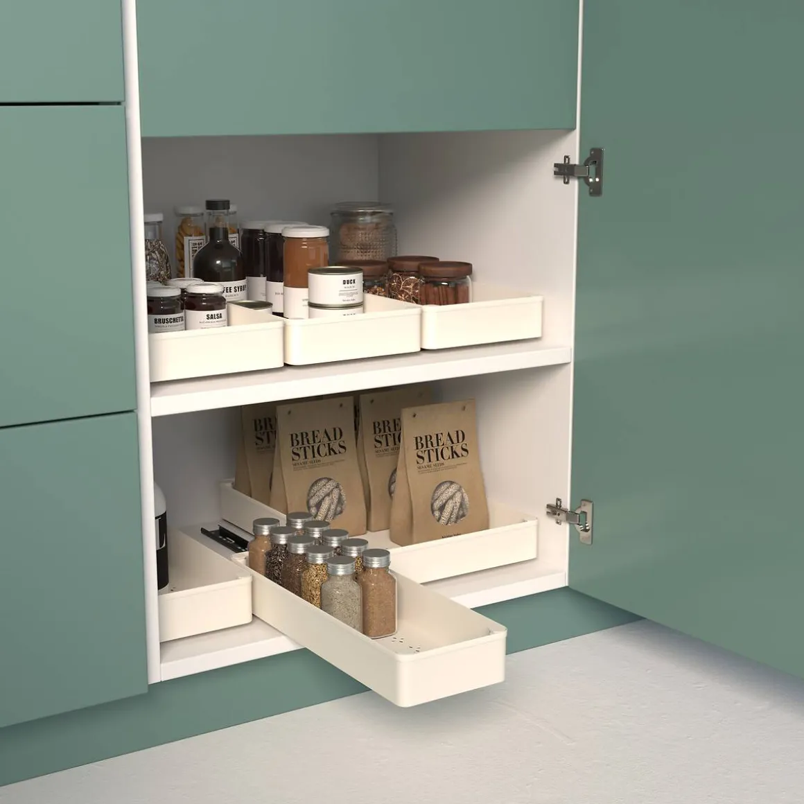 Organiseur, L.37,7 cm, Beige