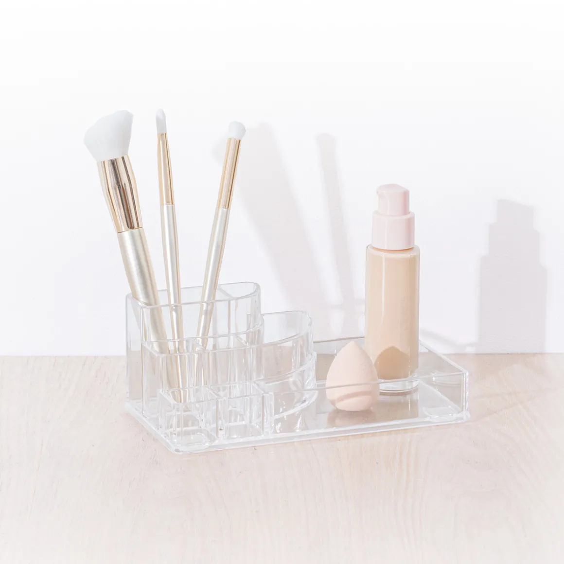 Organiseur maquillage, Transparent
