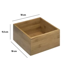 Organiseur 18x18cm - Bambou