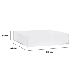 Organiseur 20x20cm - Transparent