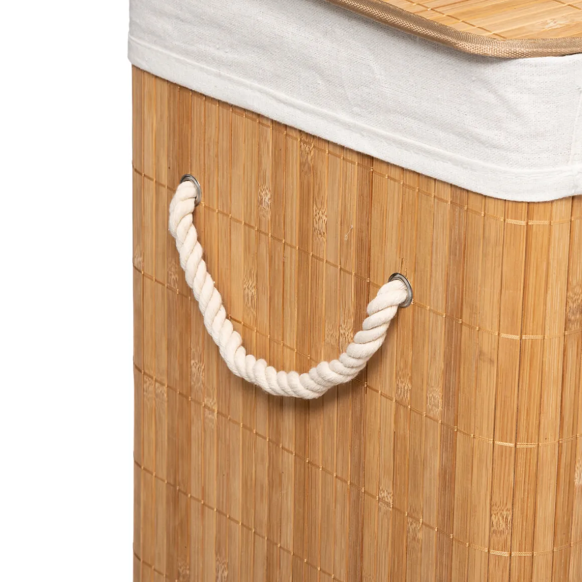 Panier à linge 60L - Bambou
