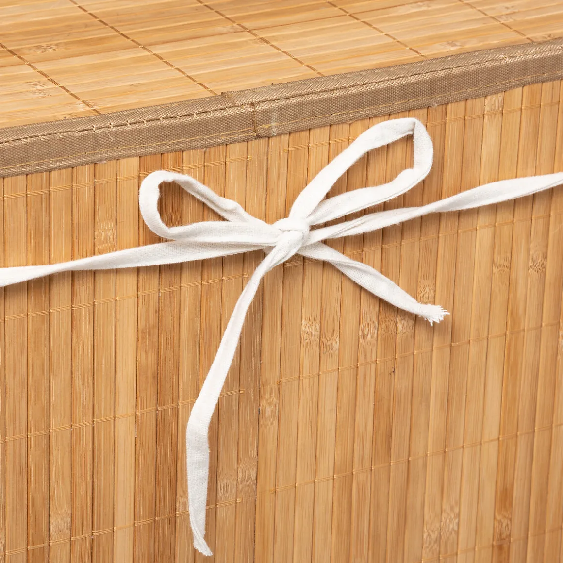 Panier à linge 60L - Bambou