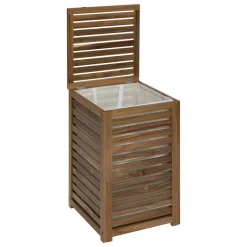 Panier à linge 65L, Acacia