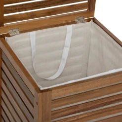Panier à linge 65L, Acacia