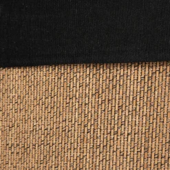 Panier à linge 48L, Bambou et noir
