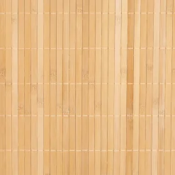 Panier à linge 60L, Bambou et noir