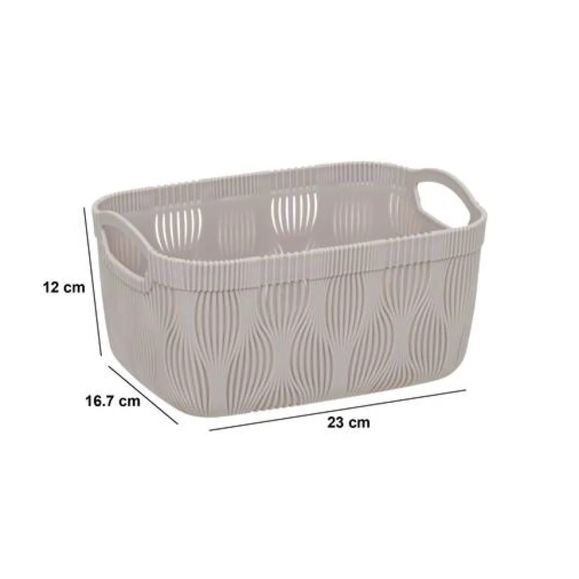 Panier à linge, 3,2L, Beige