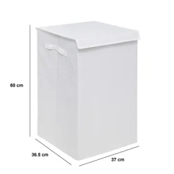 Panier à linge 74L, Blanc
