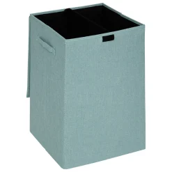 Panier à linge 74L, Bleu artic