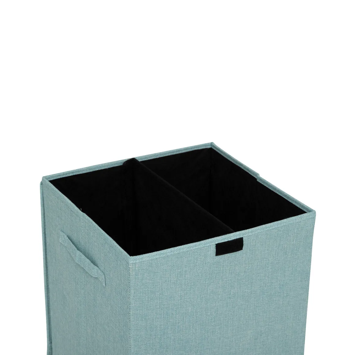 Panier à linge 74L, Bleu artic