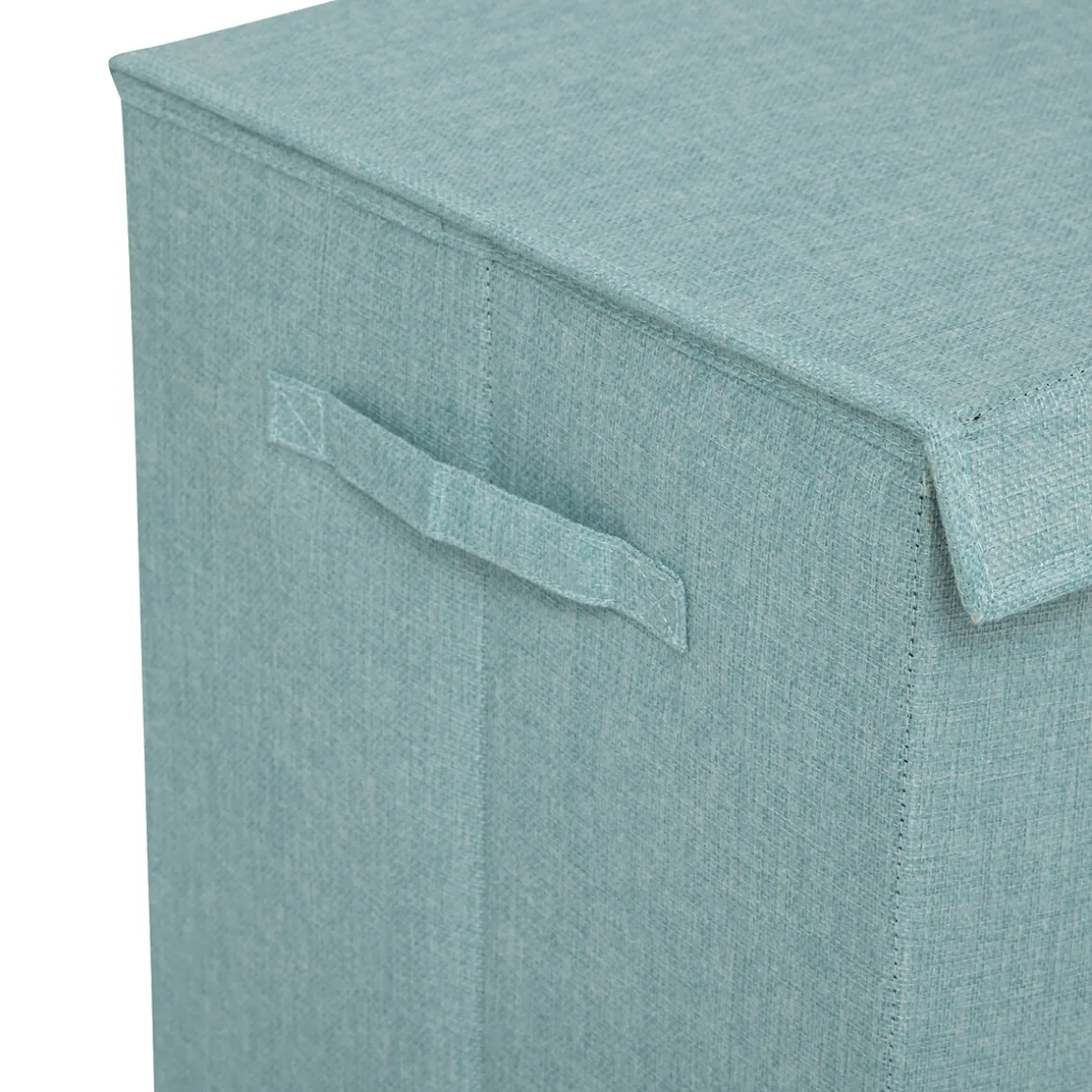 Panier à linge 74L, Bleu artic