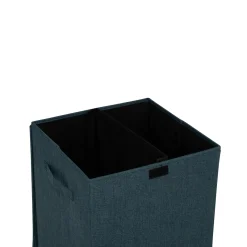 Panier à linge 74L, Bleu pétrole