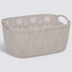 Panier à linge, L.37,7 cm, Beige