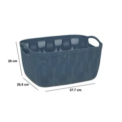 Panier à linge, L.37,7 cm, Rose Clair
